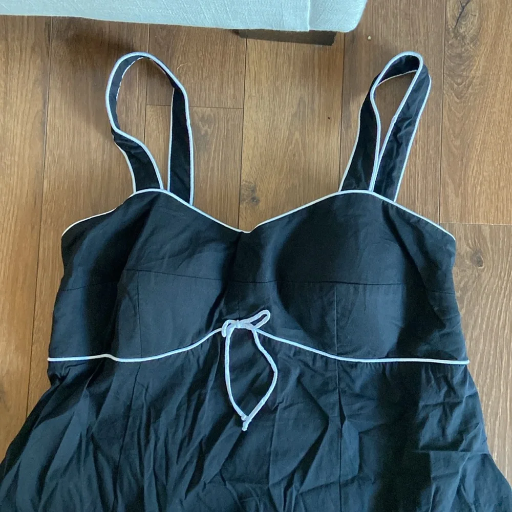 Addition Elle Black Garment with White Accents - Picture 2 of 5